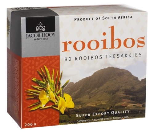 Jacob Hooy Ouhuis rooibos thee 80 builtjes